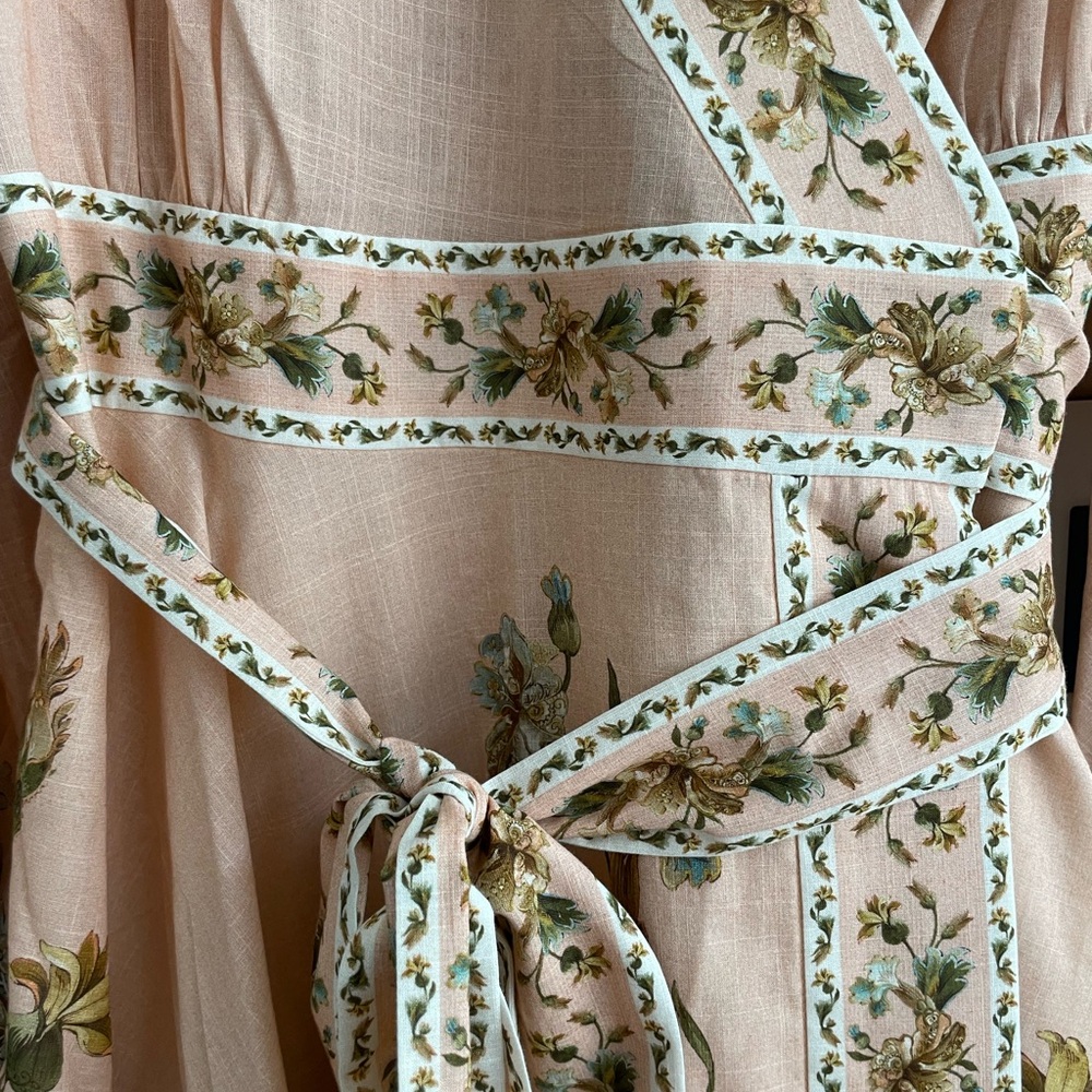 Zimmerman Chintz floral-print Wrap Dress size 1 NEW - Picture 7 of 10